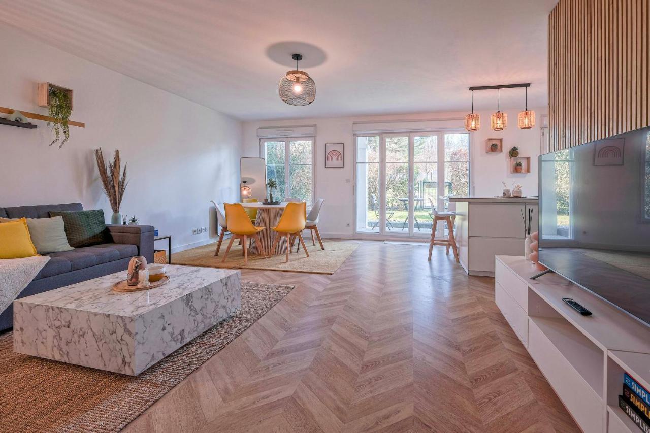 Emma - F3 Apartment With A Garden 蒙泰夫兰 外观 照片